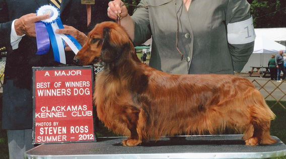 Lucien taking his first major in Canby, OR in 2012